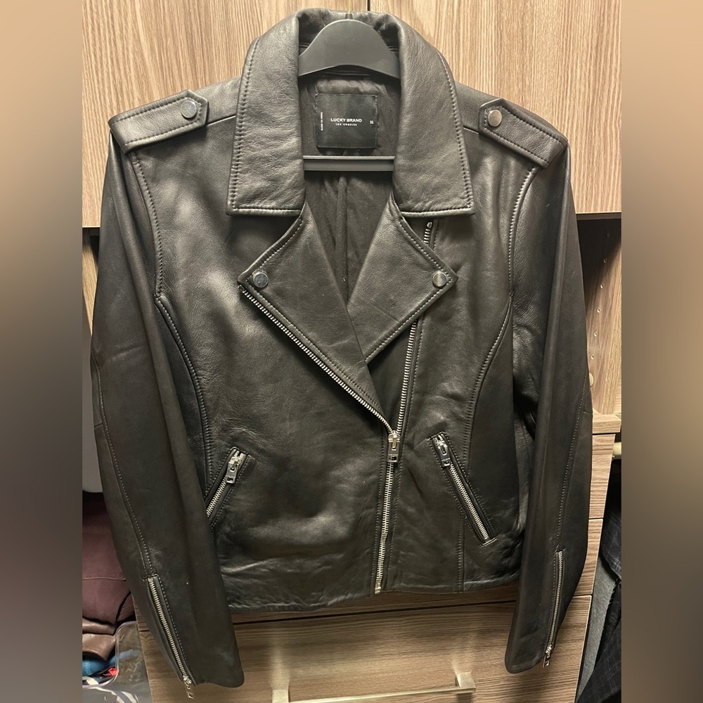 Classic Leather Moto Jacket